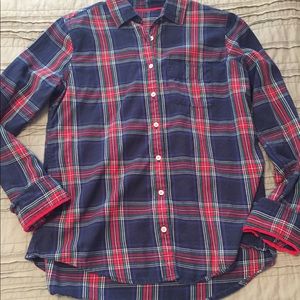 SALE! Plaid Button Down Top